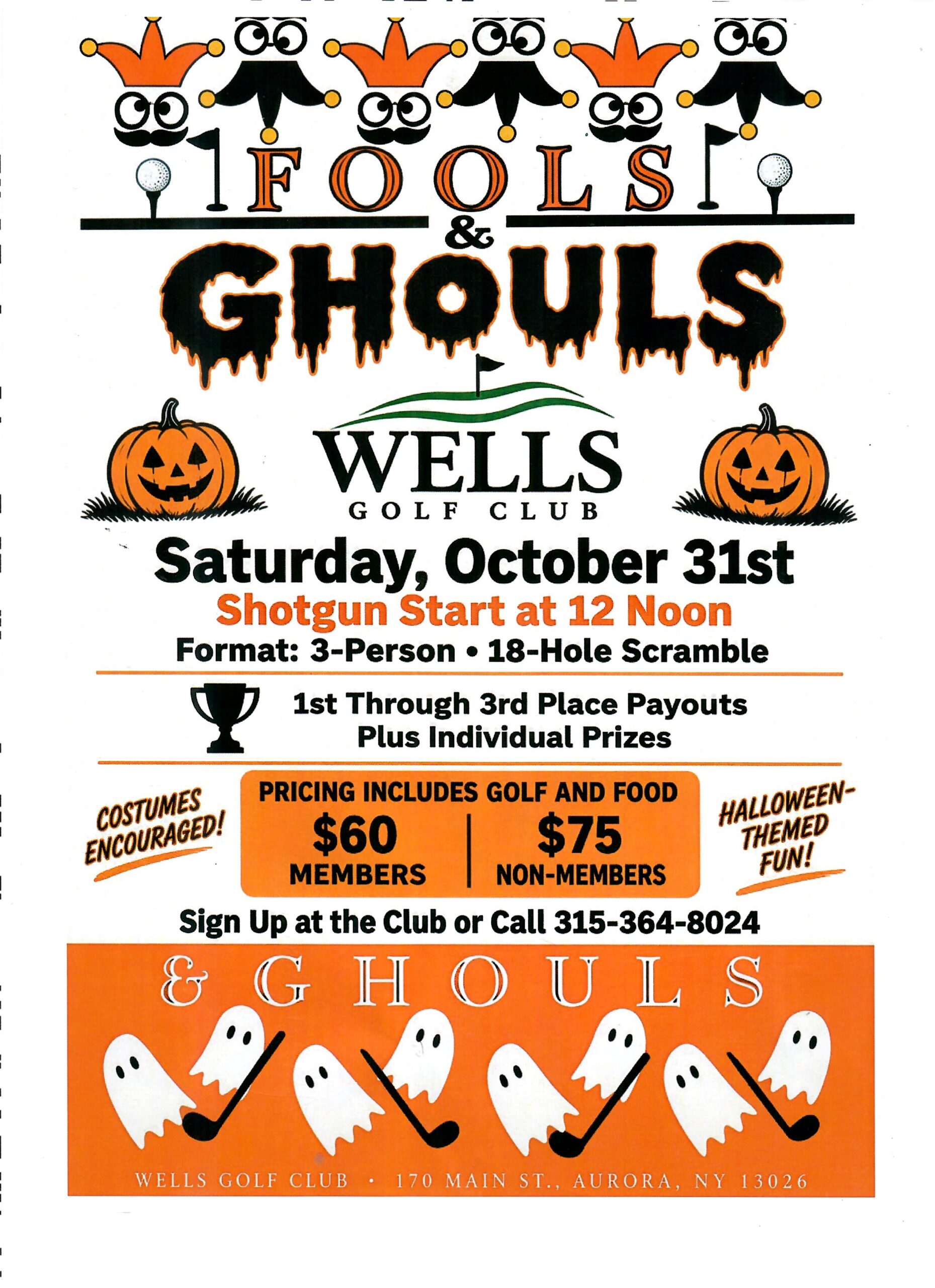 Fools & Gouls Tournament