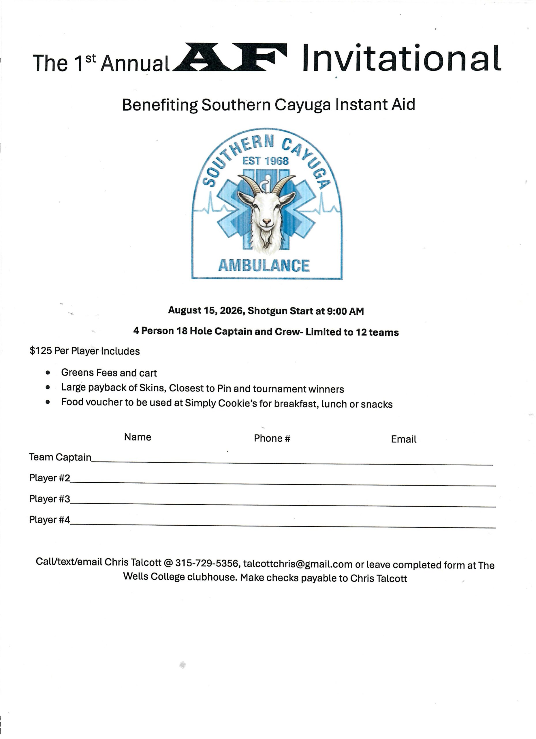 SCC AF Tournament