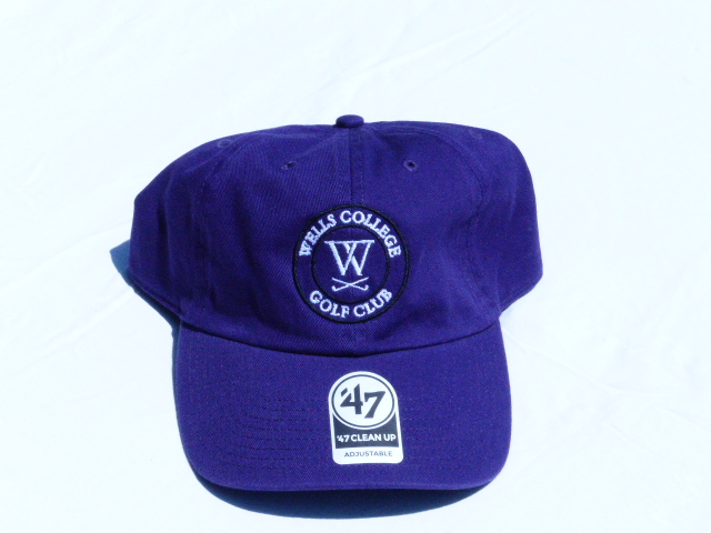 Wells Logo Hat Purple - Wells College Golf Course